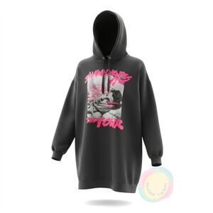 Shawn Mendes 2019 Tour Hoodie H&M Oversized Dress Small Black